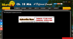 Desktop Screenshot of miamitvchannel.com